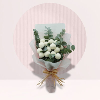 Bouquet of White Ping Pong