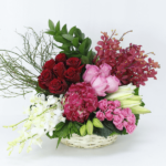 "Basket of Beautiful" floral arrangement by Wenghoa.com
