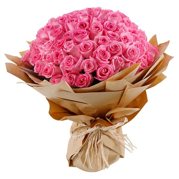 Bouquet of 101 Pink Roses Online Flower Delivery Wenghoa