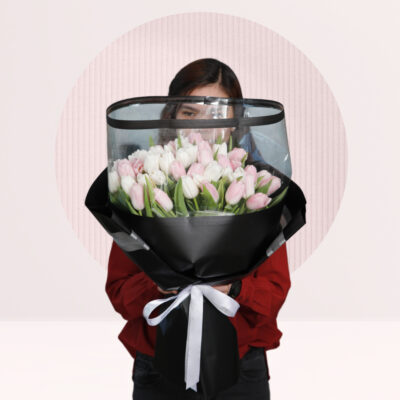 order tulip bouquet flower online