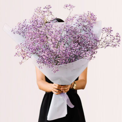 Charming Gypsophila Hand Bouquet