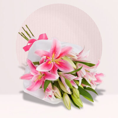 Treasured Pink Lilies