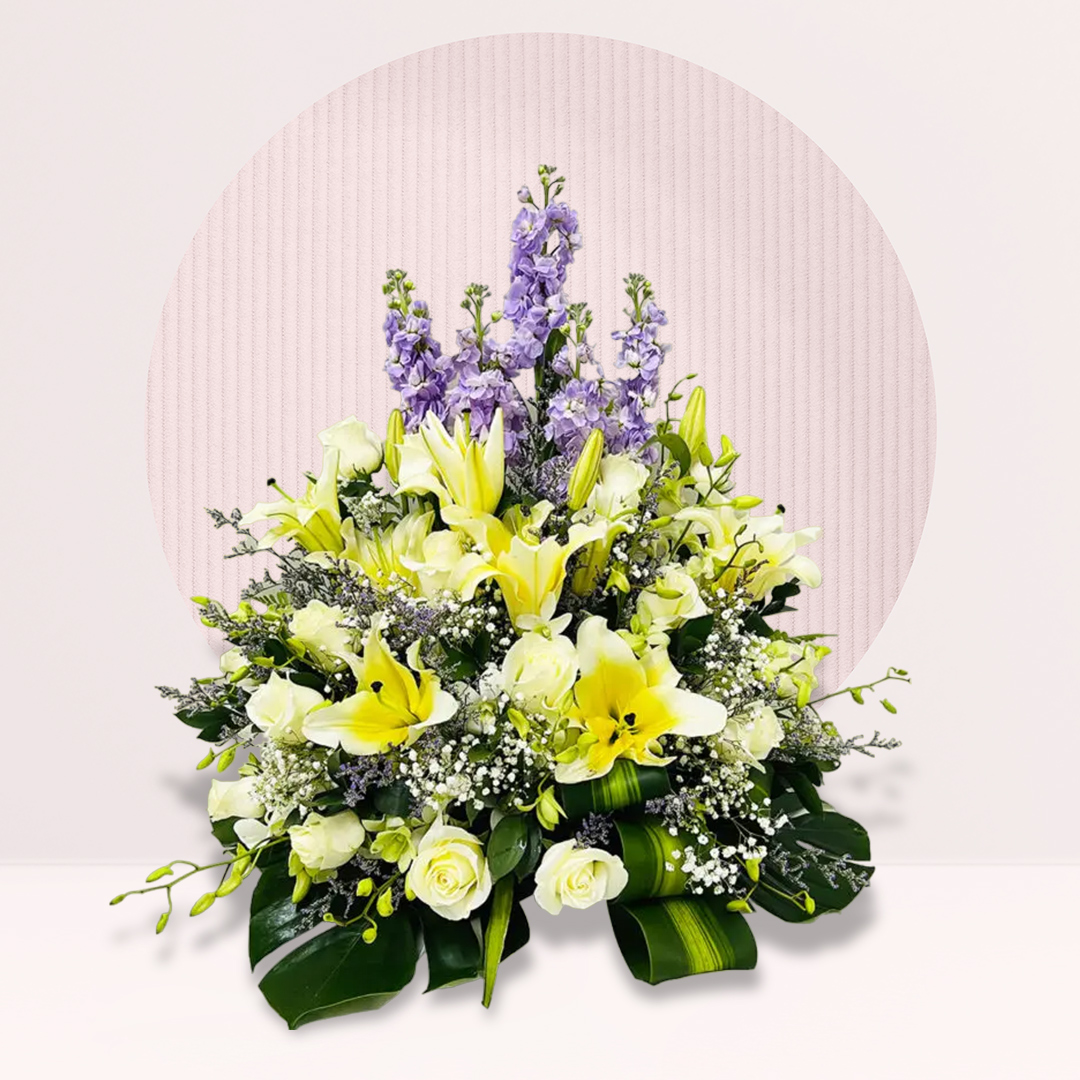 Order Lilac Flower Basket Online Flower Basket Delivery KL