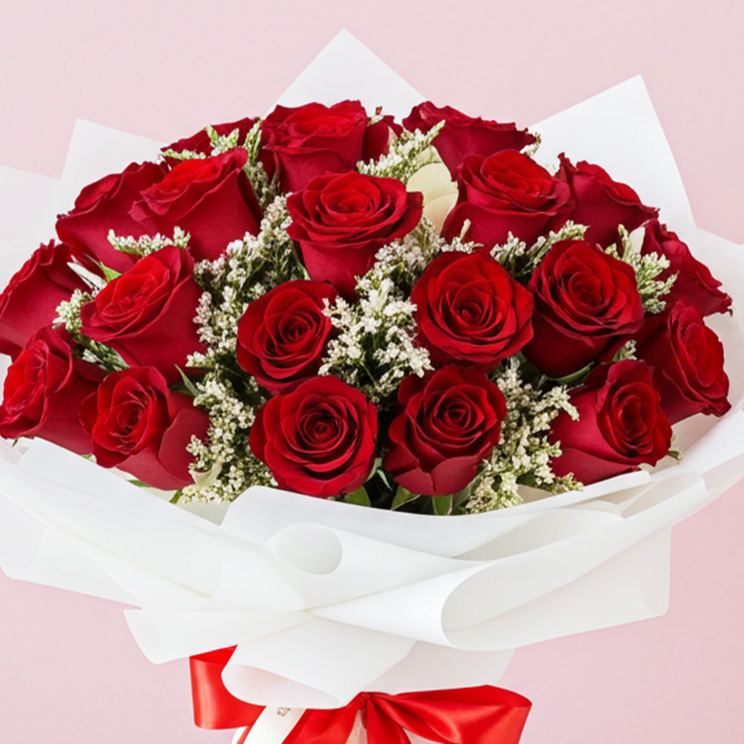 Shop Romantic Red Roses Bouquet Online Best Florist in KL