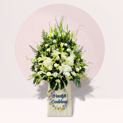 Soothing Condolence Floral Display