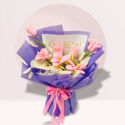 Pink Crochet Delights Bouquet