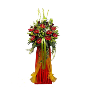 Shop grand opening flower stand