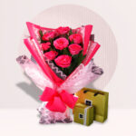 order flowers pink roses bouquet online