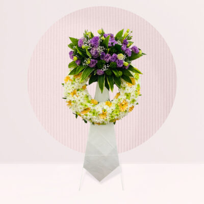 buy funeral wreath flower stand online