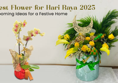 Get your home raya-ready with the best flowers for Eid—think floral wreaths, dreamy arch arrangements, and pretty flower magic! Let’s make your festive décor ‘bunga-licious’! Read now for blooming inspo!
